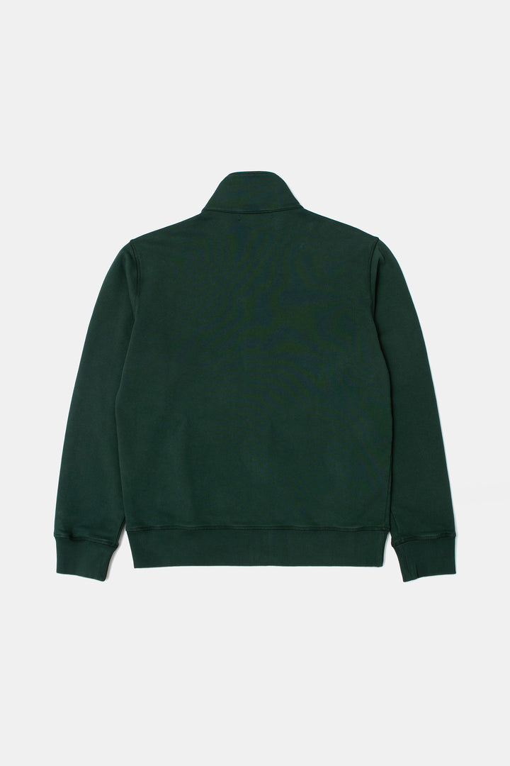 Edmmond Duck Zip in Plain Dark Green