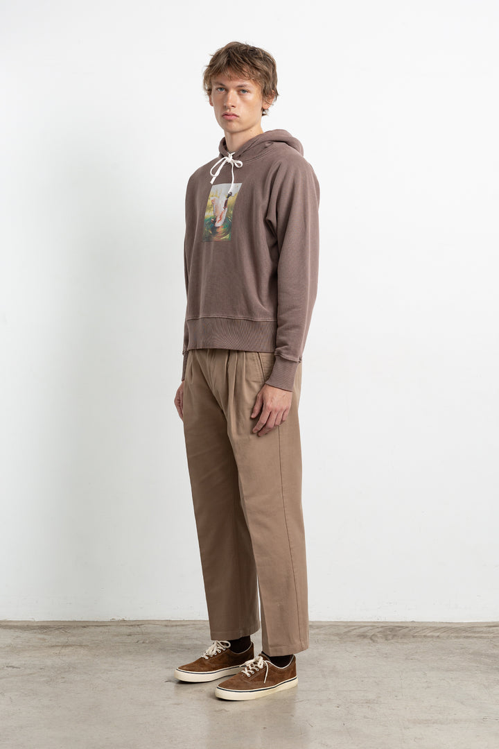 Edmmond Tour Hoody in Plain Chocolate