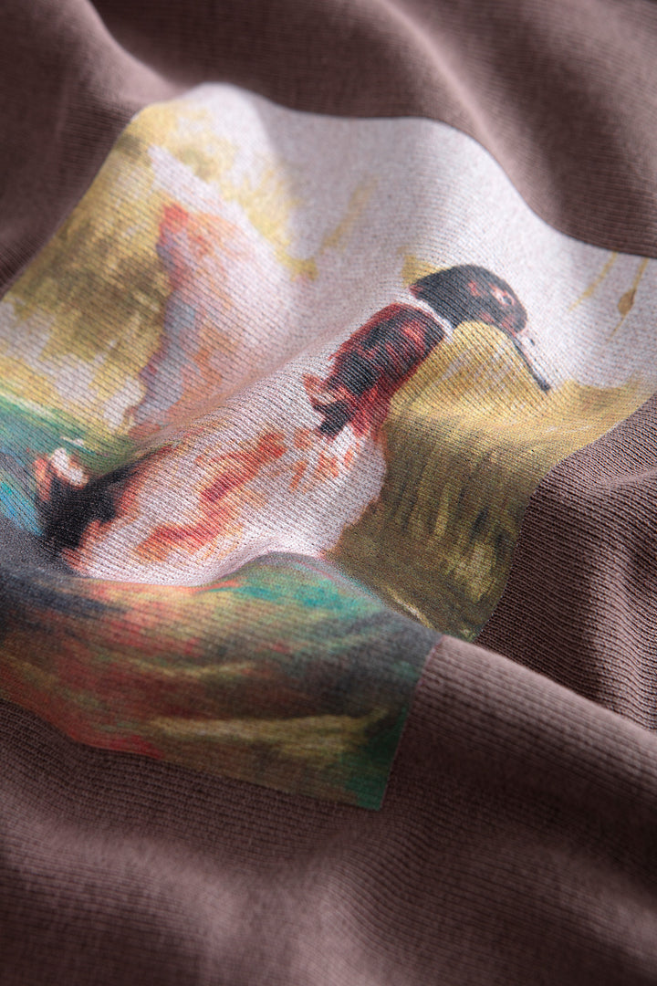 Edmmond Tour Hoody in Plain Chocolate