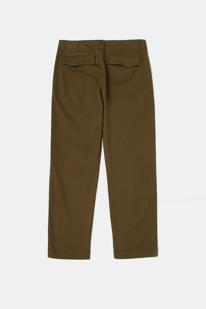 Edmmond James Pant in Plain Khaki
