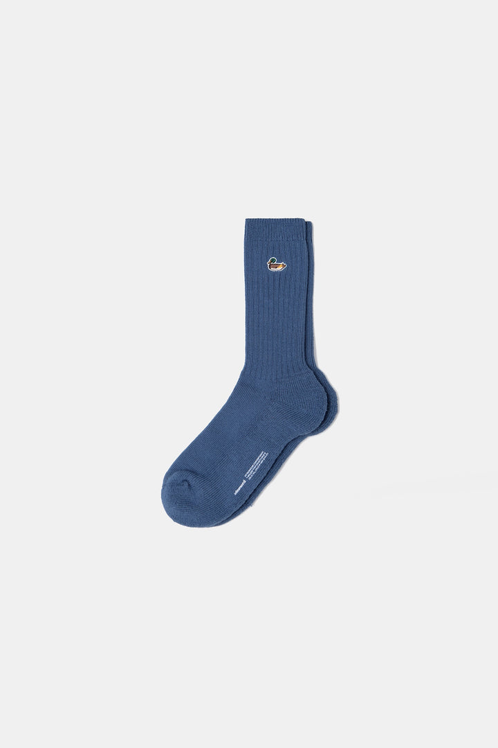 Edmmond Duck Socks in Plain Steel | Buster McGee