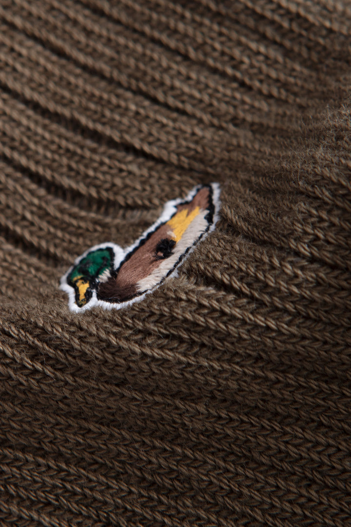 Edmmond Duck Socks in Plain Chocolate