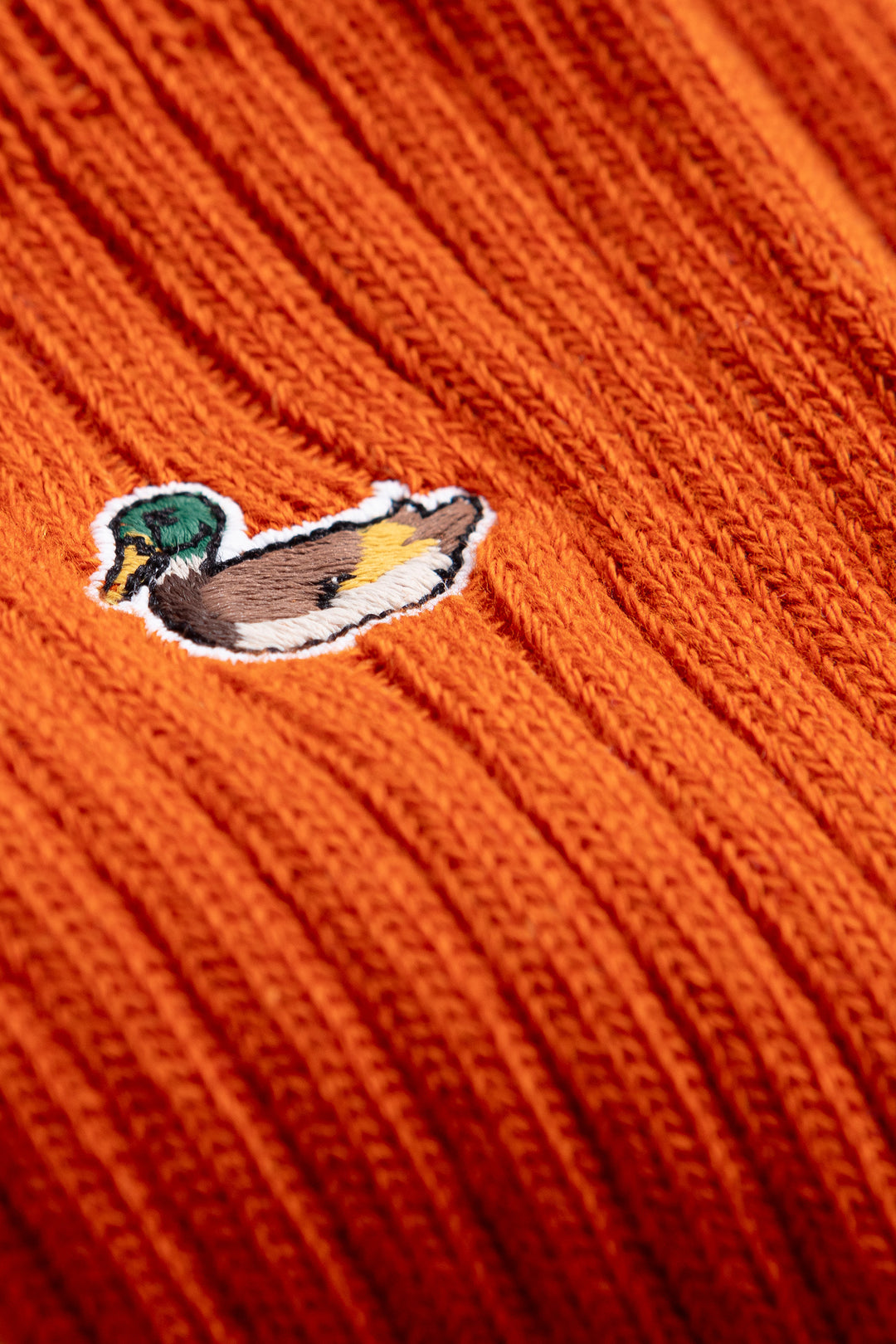 Edmmond Duck Socks in Plain Orange