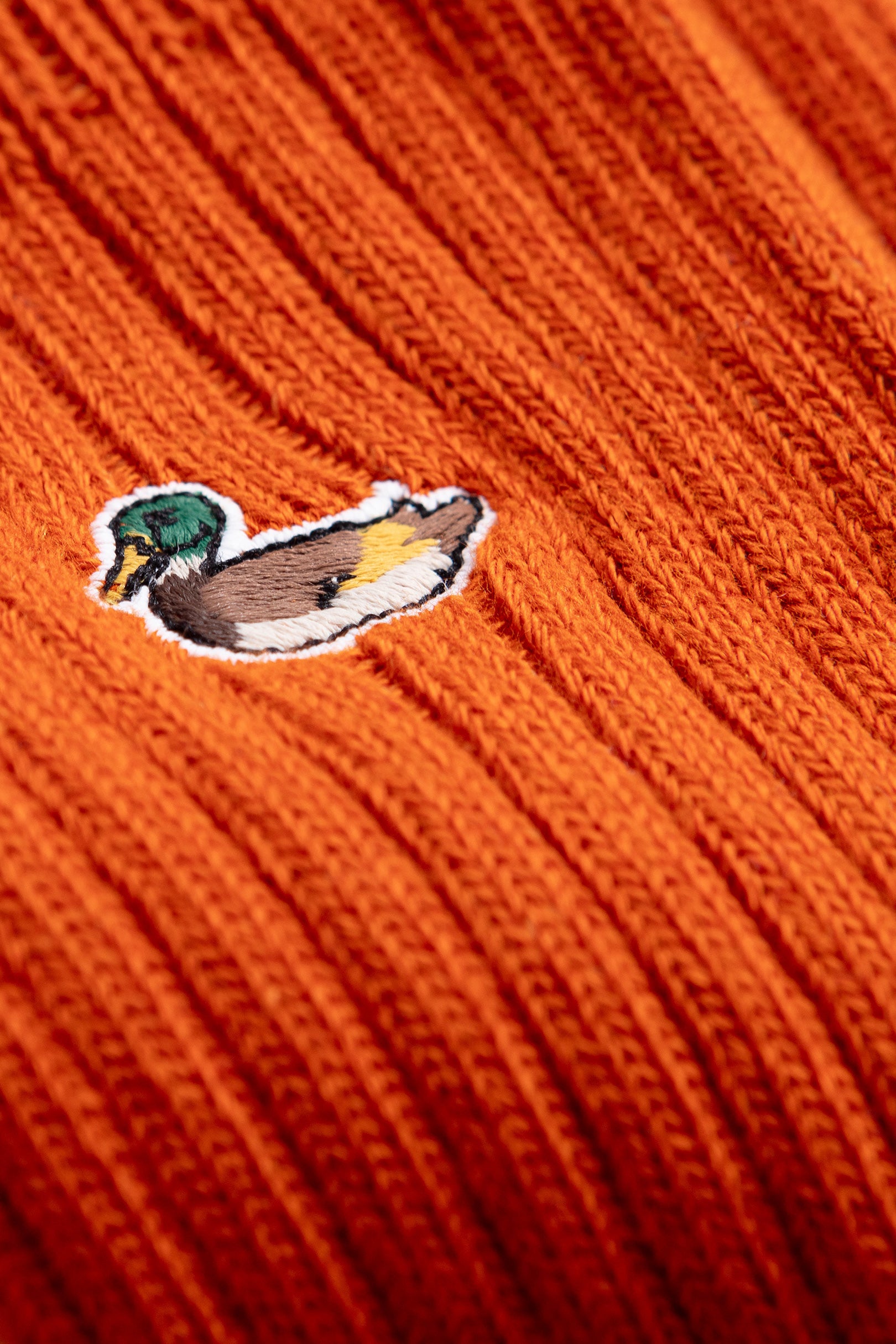 Edmmond Duck Hunt Socks in Plain Orange | Buster McGee