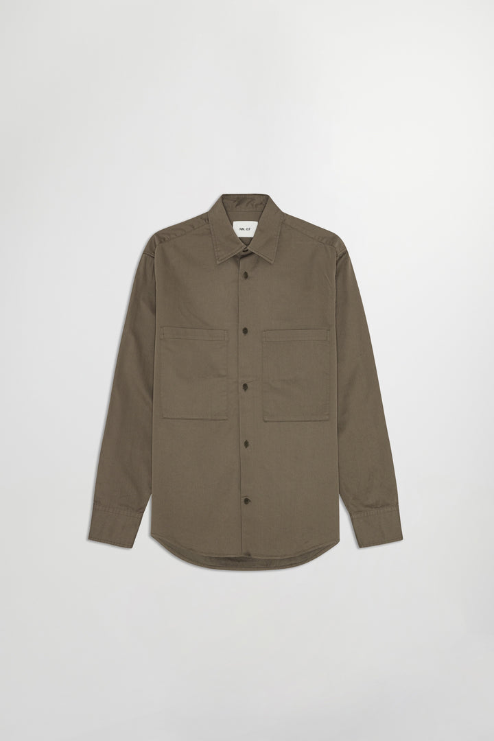 NN07 Freddy 5326 Longsleeve Shirt in Mable Husk | Buster McGee