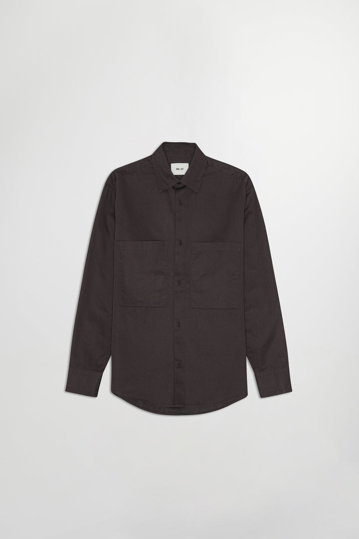 NN07 Freddy 5326 Longsleeve Shirt in Dusky Port | Buster McGee