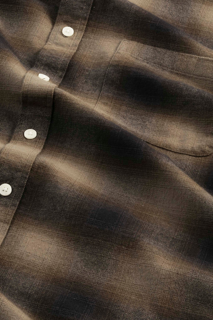 NN07 Deon 5465 Cotton Shirt in Black Check | Buster McGee
