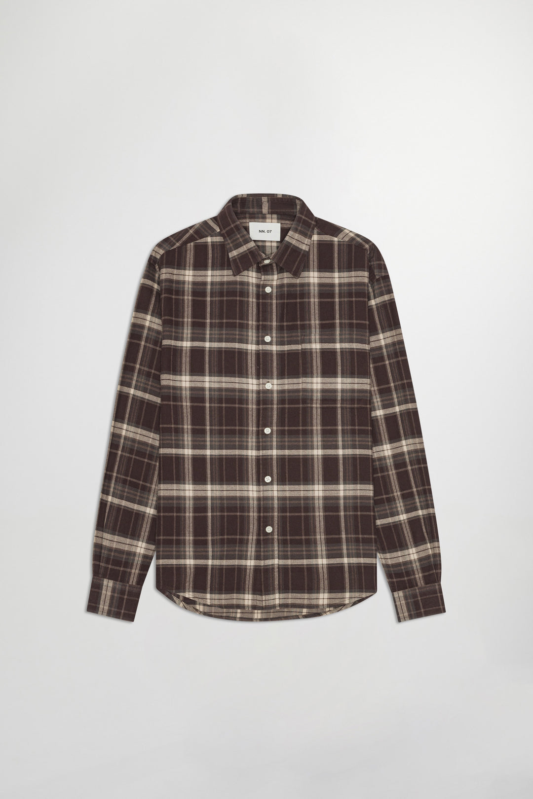 NN07 Deon 5465 Cotton Shirt in Dusky Port | Buster McGee
