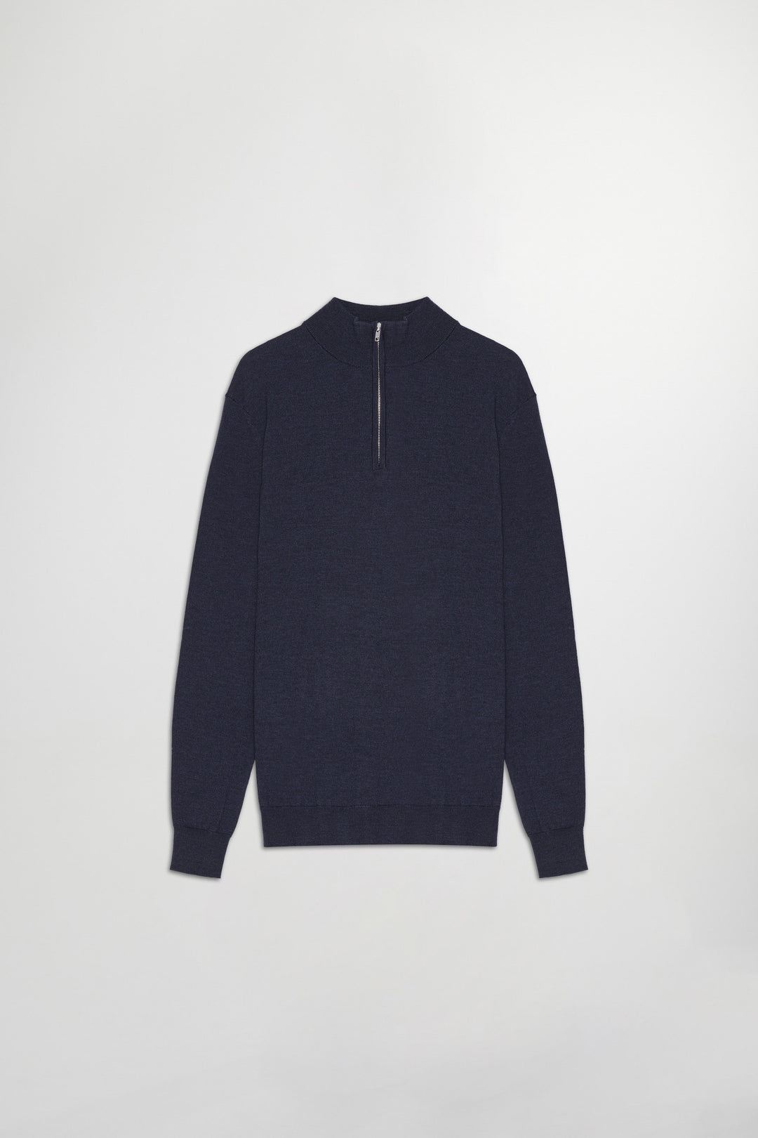 NN07 Sergio 6605 Zip Mock Sweater in Navy Multi | Buster McGee