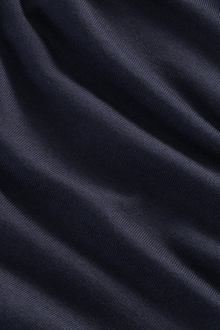 NN07 Sergio 6605 Zip Mock Sweater in Navy Multi