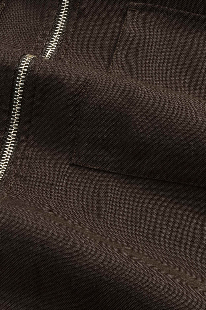 NN07 Alban 1808 Hybrid Jacket in Deep Truffle