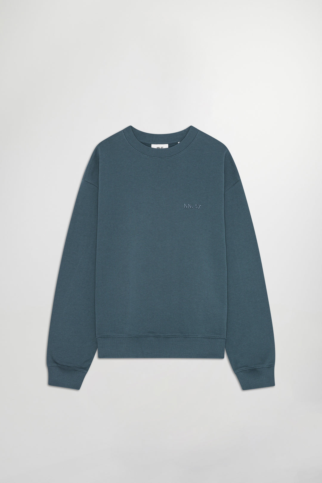 NN07 David 3014 Crewneck Sweatshirt in Denim Blue | Buster McGee