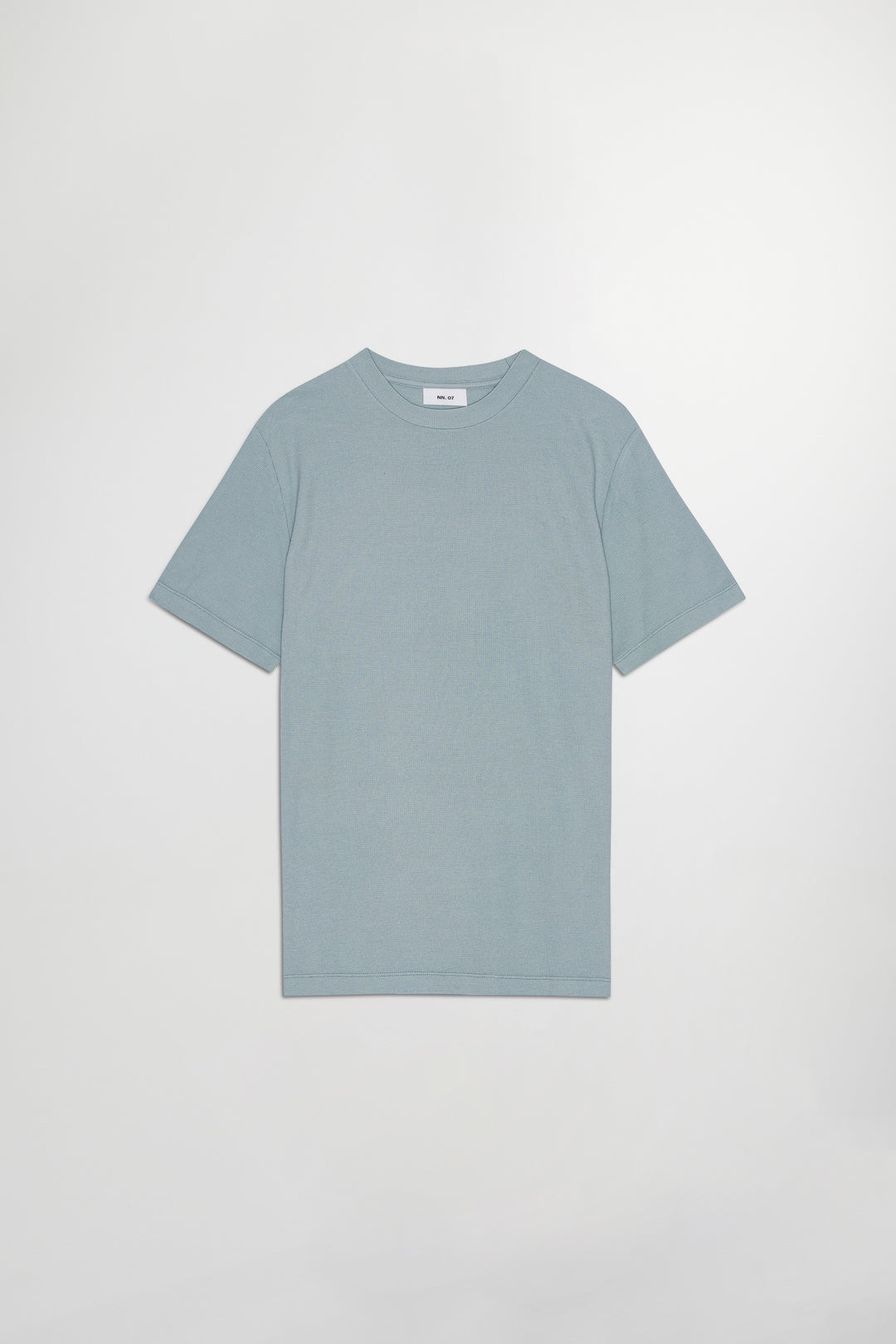 NN07 Clive 3323 SS Tee in Steely Blue | Buster McGee