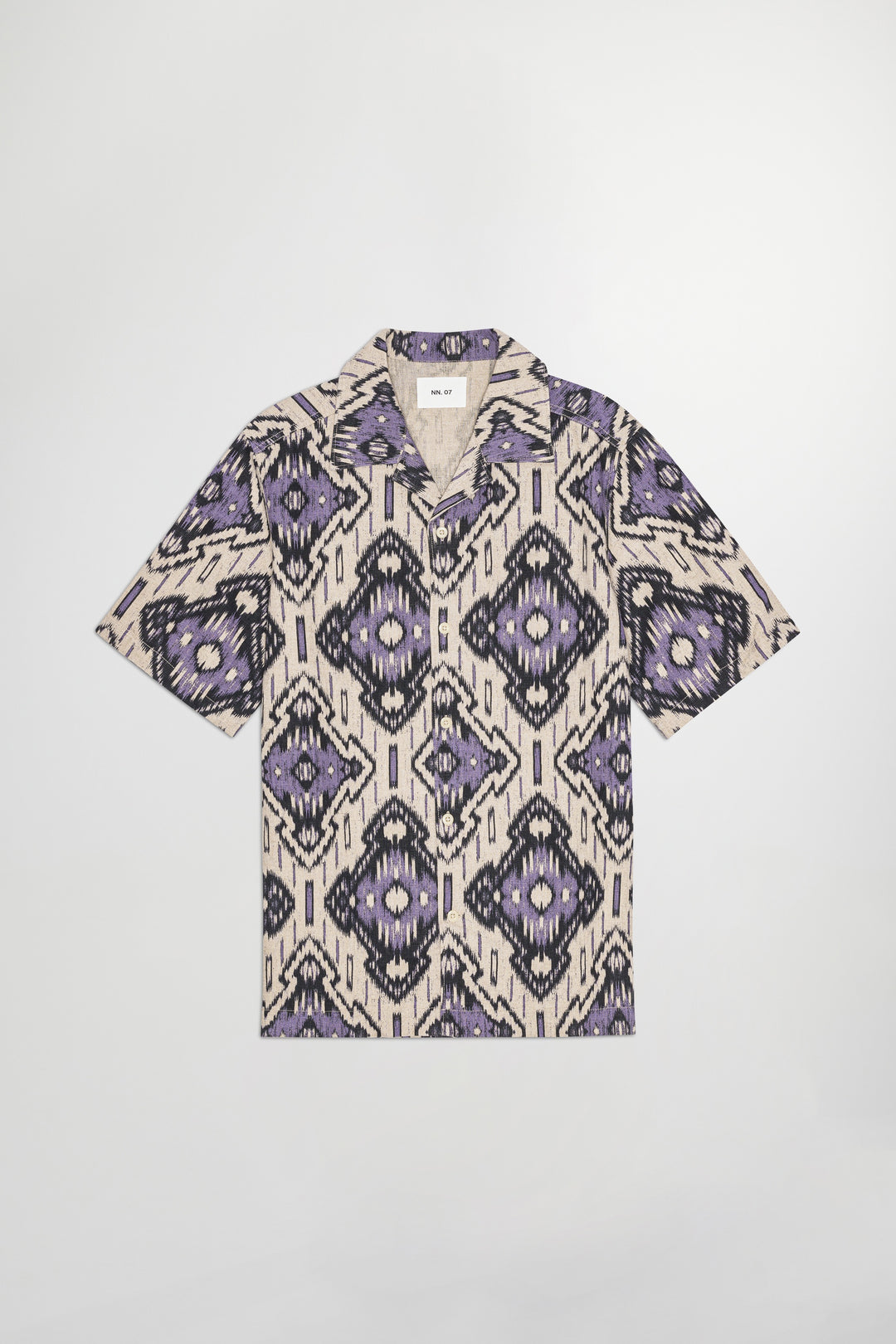 NN07 Julio SS 5396 Shirt in Violet Print | Buster McGee