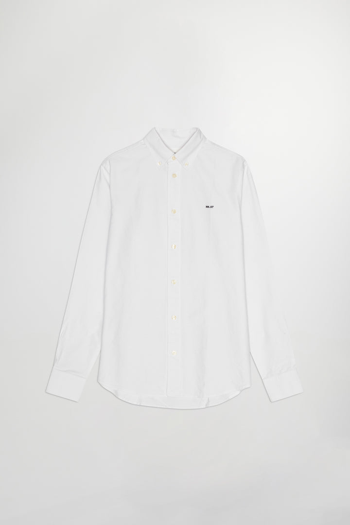 NN07 Colby BD 5910 Longsleeve Shirt in White | Buster McGee