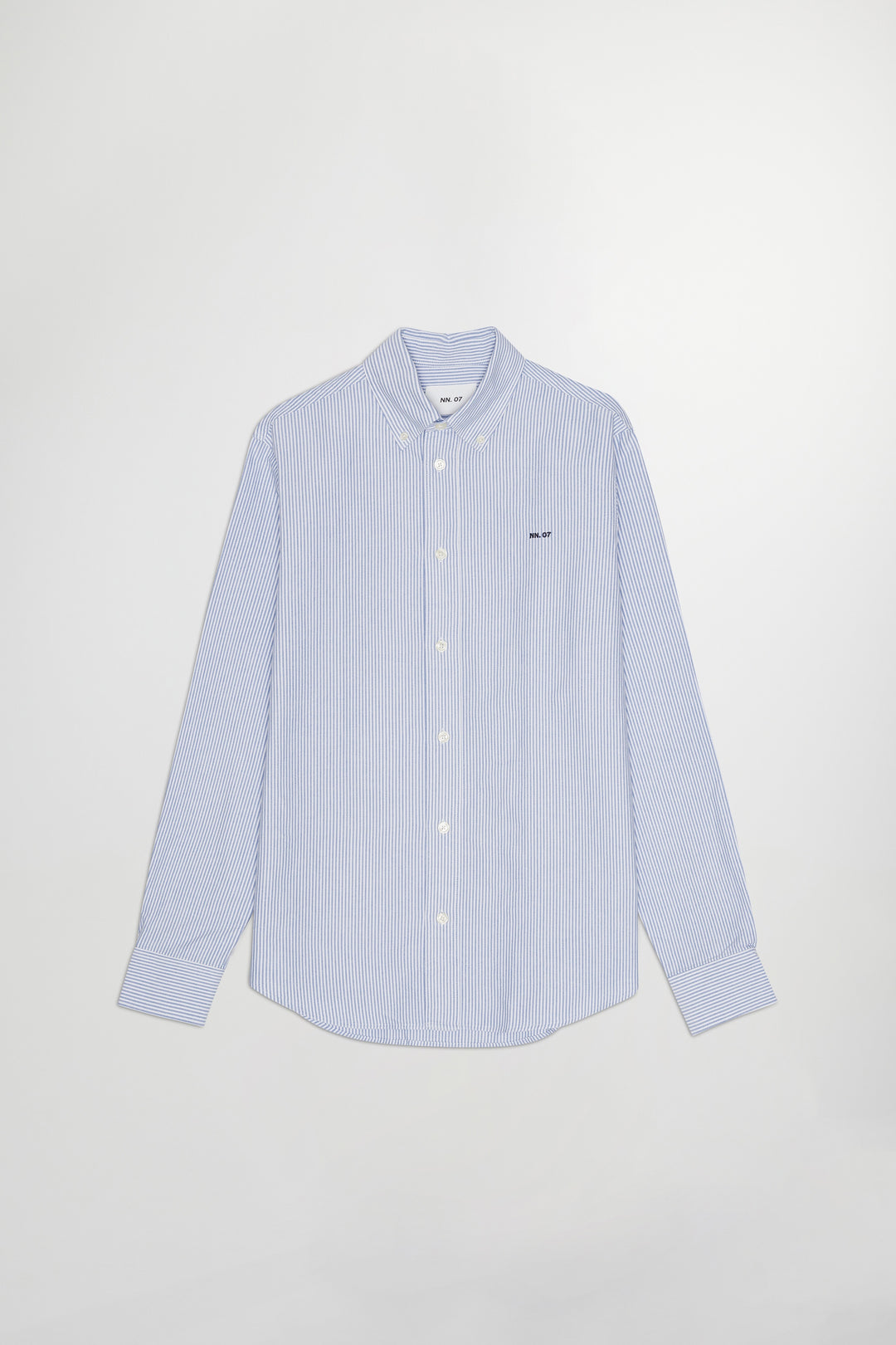 NN07 Colby BD 5910 Longsleeve Shirt in Blue Stripe | Buster McGee