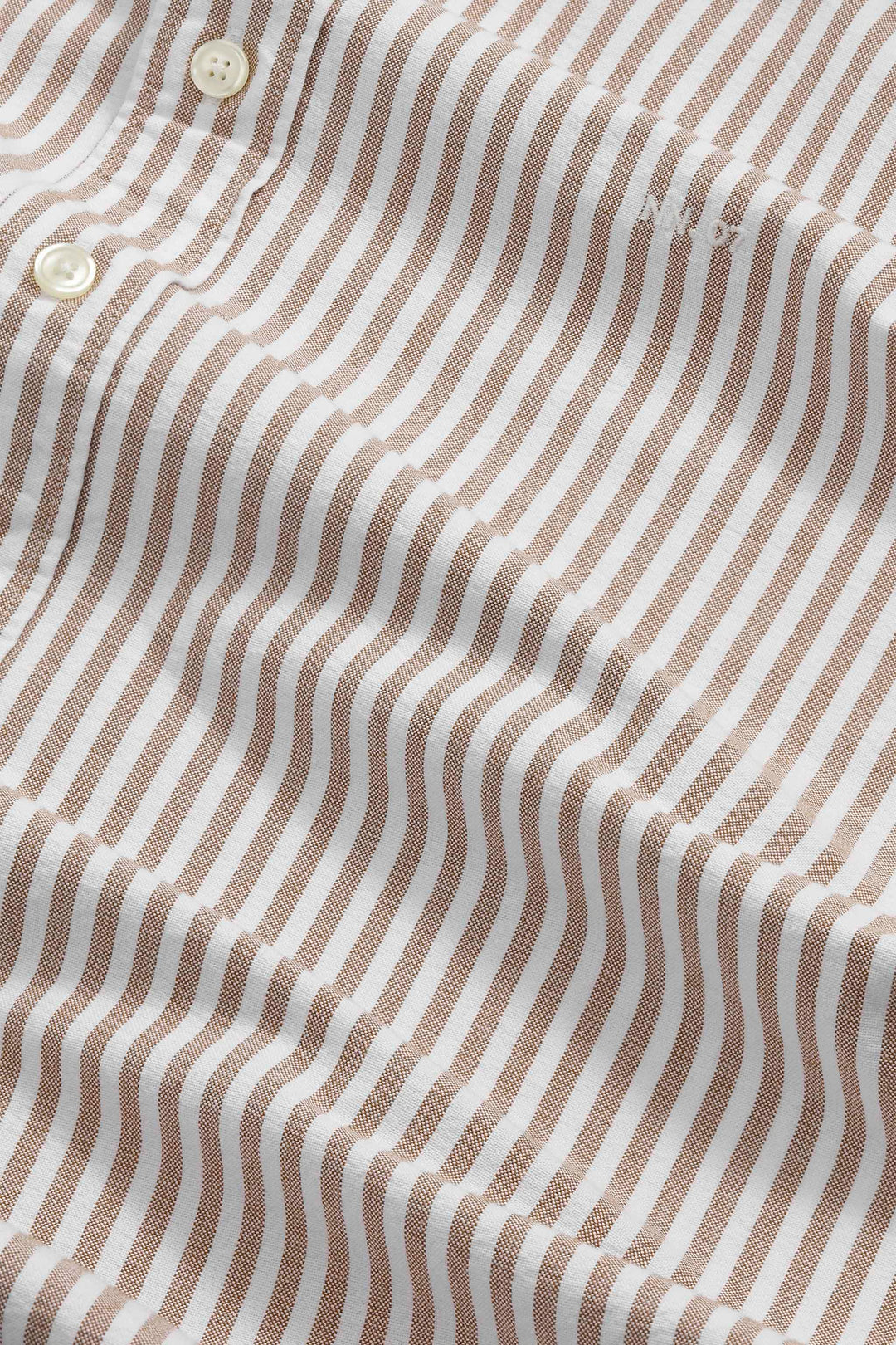 NN07 Colby BD 5910 Longsleeve Shirt in Terracotta Stripe