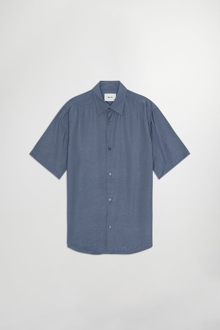 NN07 Freddy SS NO PKT 5971 Shirt in Bering Sea | Buster McGee