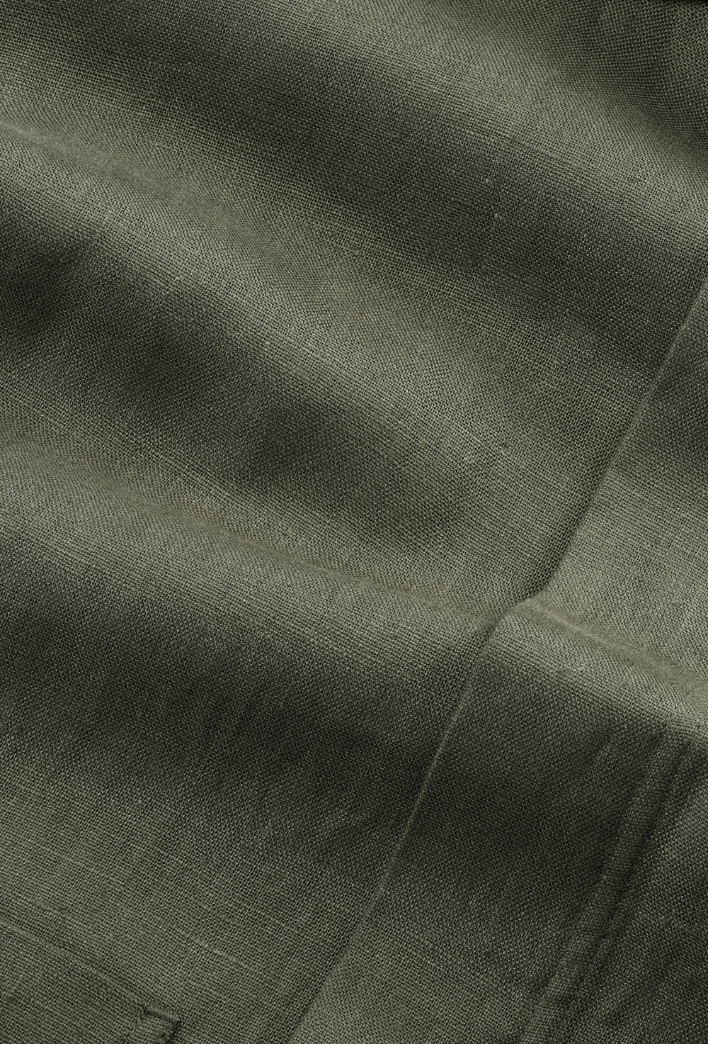 NN07 Olav 1454 Linen Overshirt in Croc Green | Buster McGee