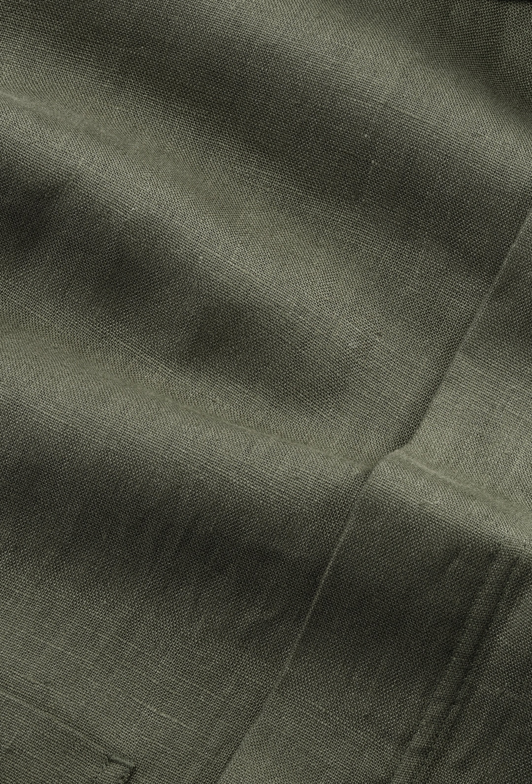 NN07 Olav 1454 Linen Overshirt in Croc Green | Buster McGee