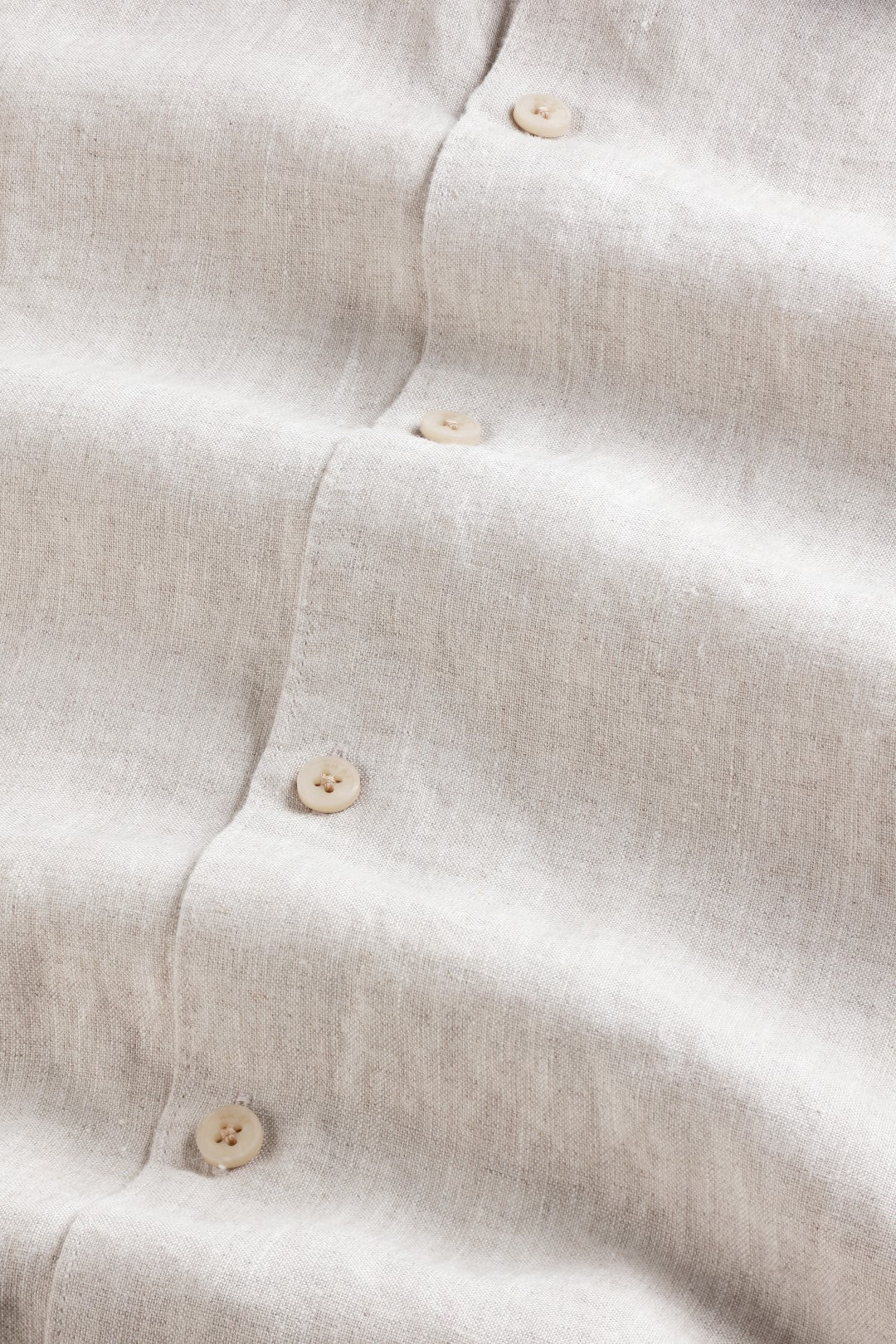 NN07 Enzo 5708 Short Sleeve Linen Shirt in Oat
