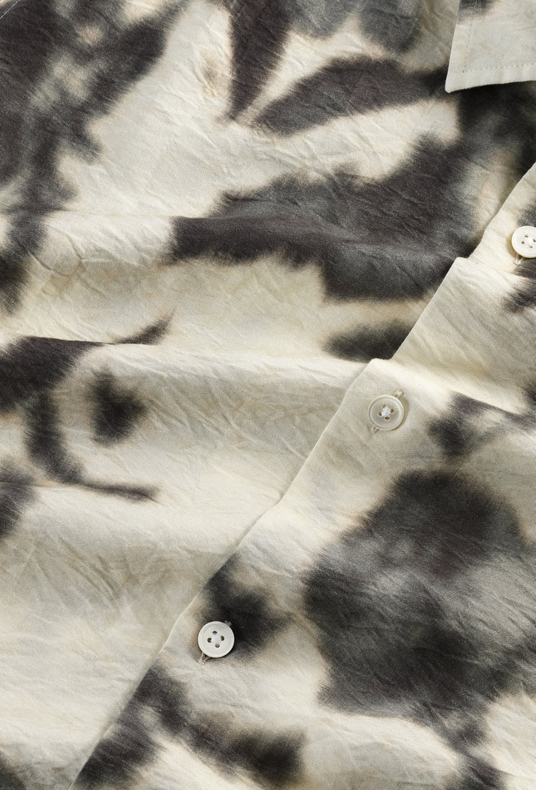 NN07 Freddy SS NO PKT 5971 Shirt in Ecru Print