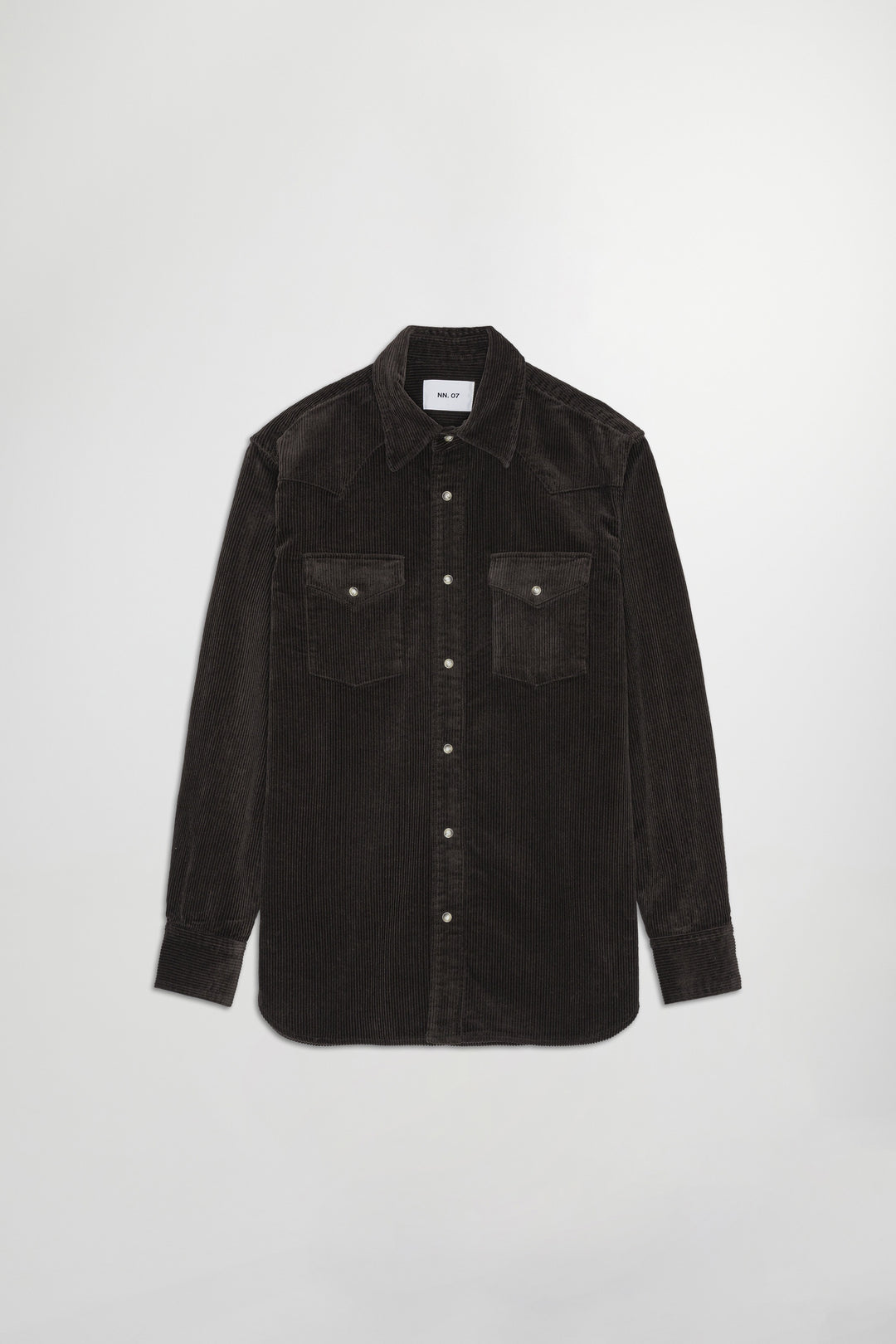 NN07 Ricky 50004 Western Shirt in Demitasse | Buster McGee