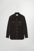 NN07 Ricky 50004 Western Shirt in Demitasse | Buster McGee
