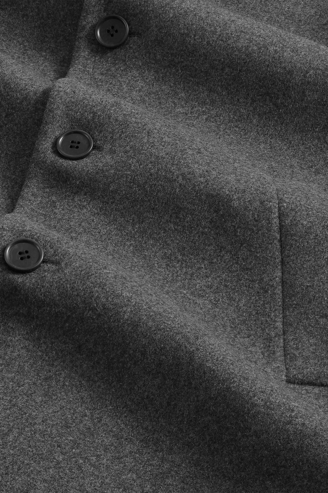 NN07 Austin Wool-Blend Coat 8225 in Grey Melange | Buster McGee