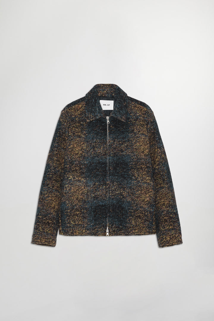 NN.07 Gael 8267 Jacket in Blue Multi | Buster McGee Daylesford