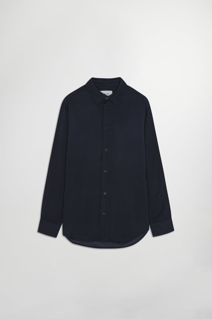 NN07 Colby 5027 Longsleeve Shirt in Navy Blue | Buster McGee