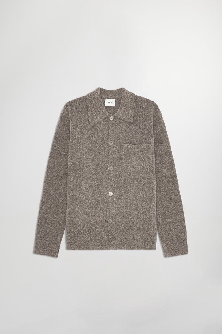NN07 Jonas 6683 Polo Cardigan in Mable Husk | Buster McGee Daylesford