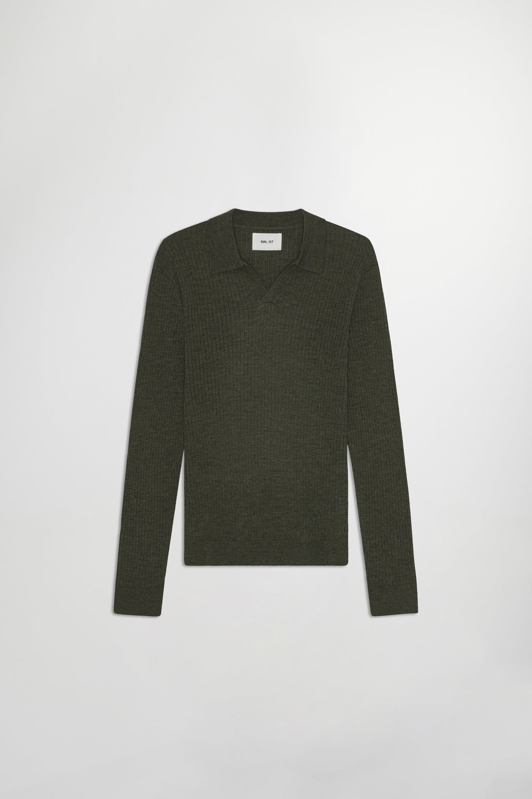 NN07 Paul 60035 LS Polo in Dark Army | Buster McGee