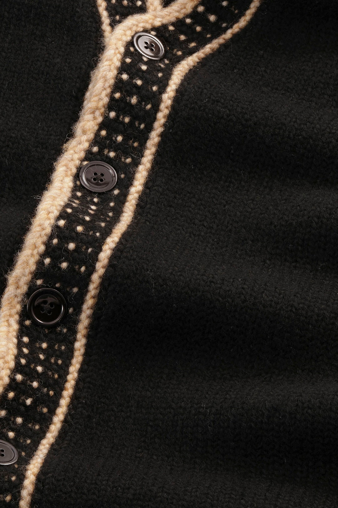 NN07 August Cardigan 60037 in Black | Buster McGee