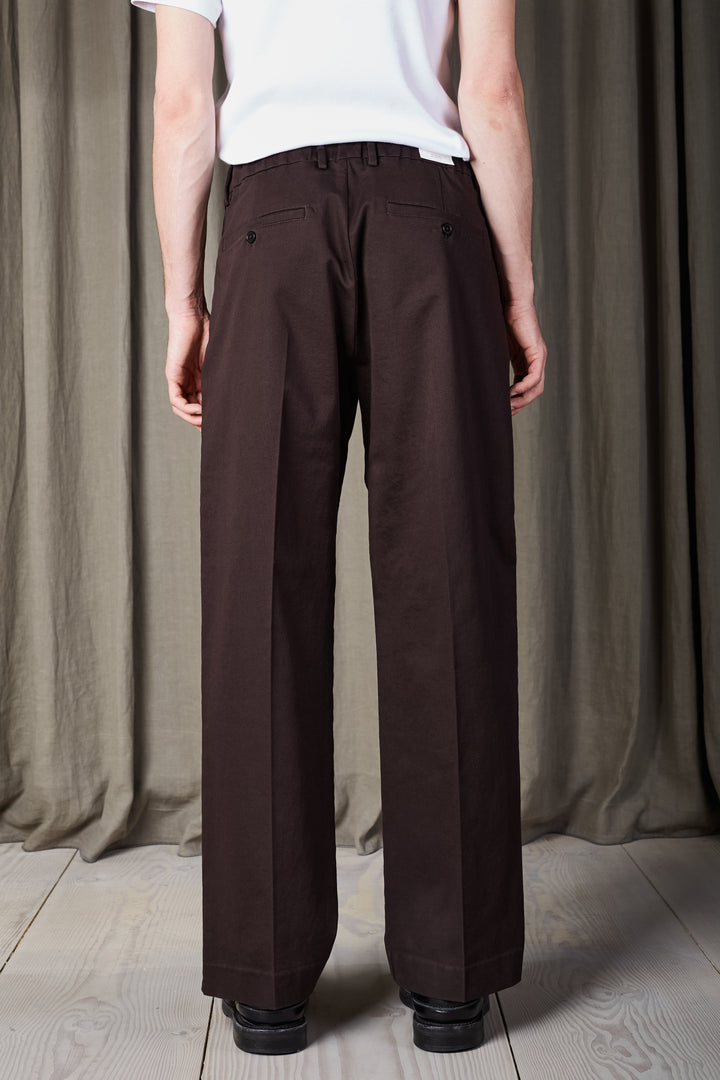 NN07 Kay 1420 Relaxed Pant in Deep Truffle