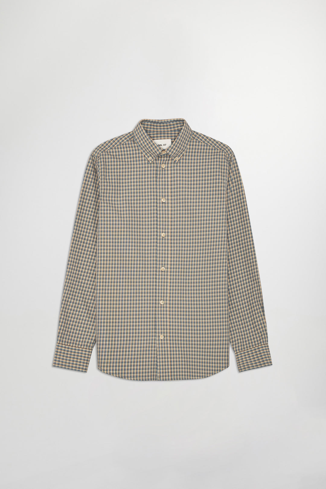 NN07 Colby BD 50024 Longsleeve Shirt in Blue Check | Buster McGee