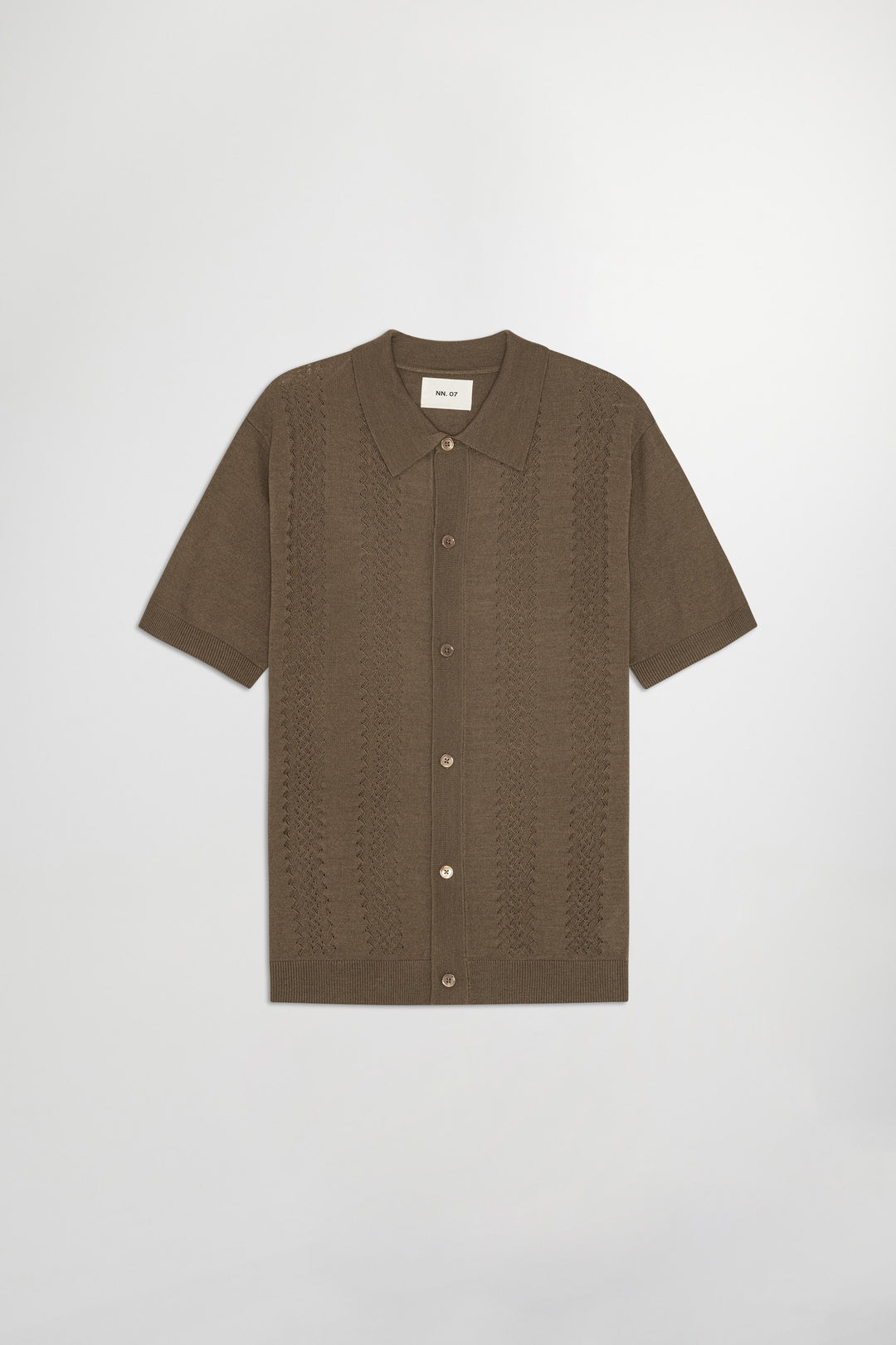 NN07 Thor SS Cardigan 6584 in Mable Husk | Buster McGee