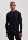 DSTREZZED Gage Cotton Crewneck in Black | Buster McGee