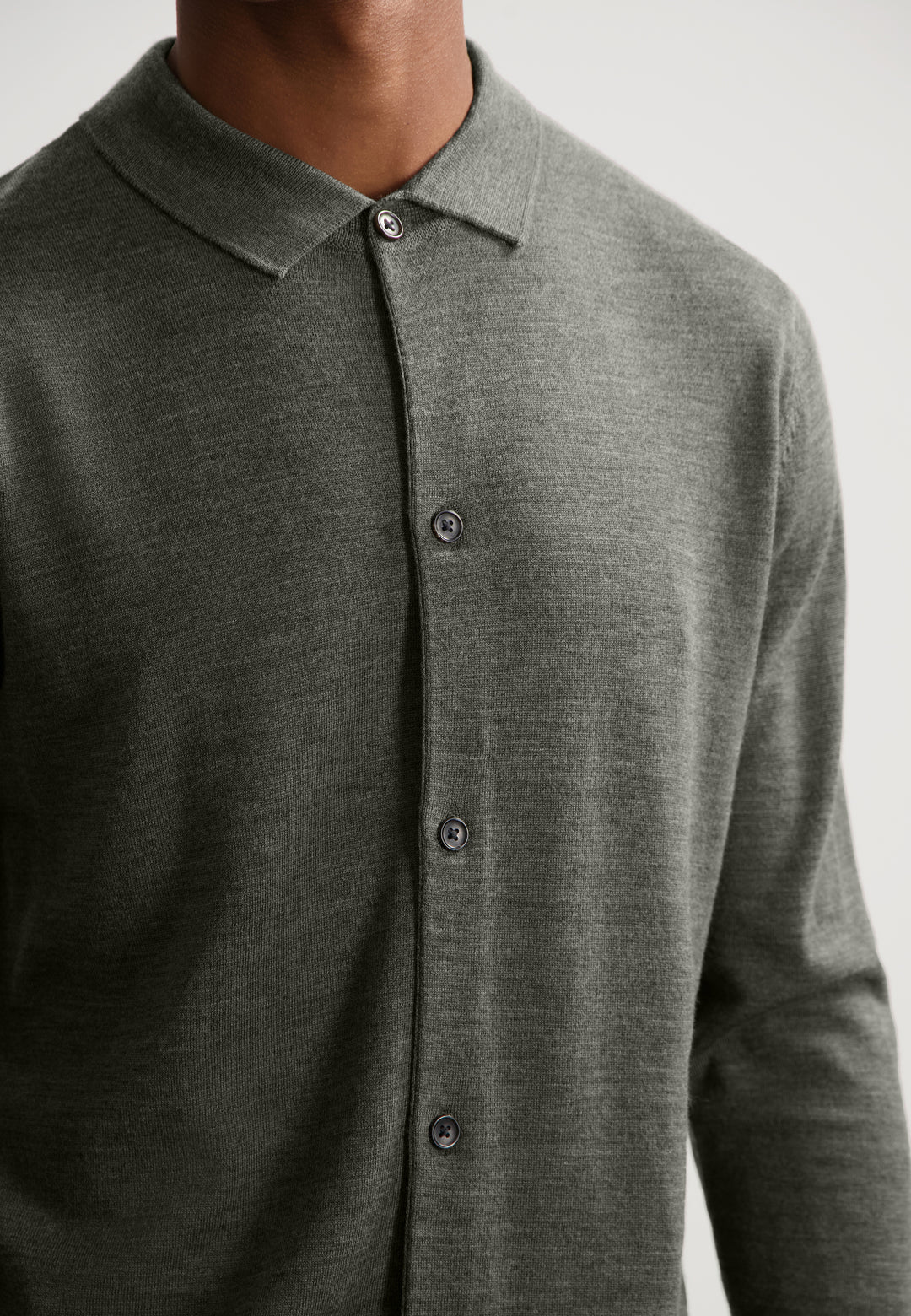 Dstrezzed Destin LS Polo Shirt in Dark Army | Buster McGee Daylesford