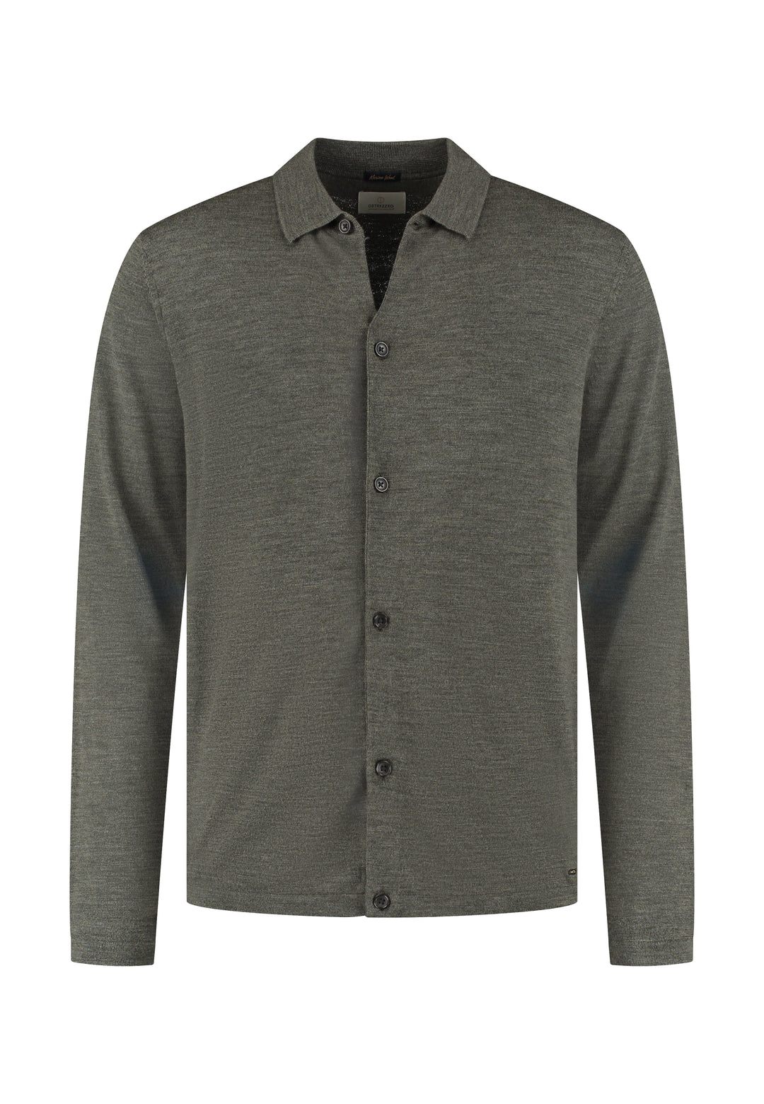 Dstrezzed Destin LS Polo Shirt in Dark Army | Buster McGee Daylesford