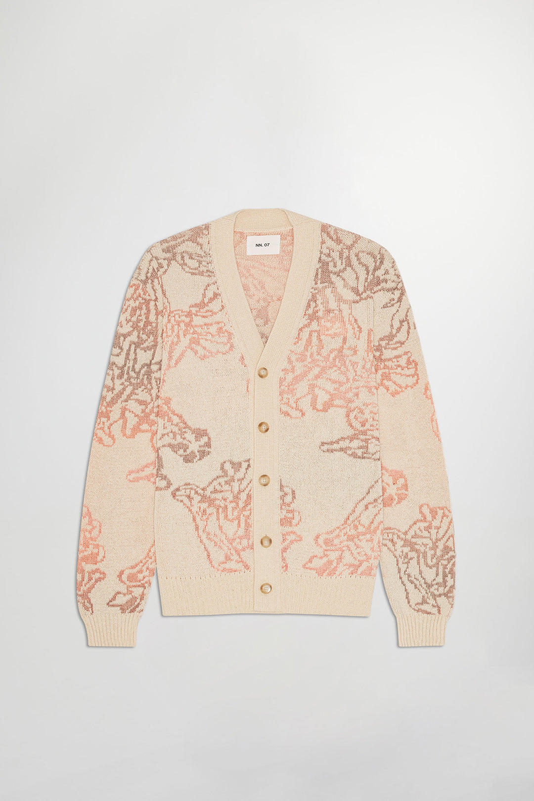 NN07 Viggo 60044 Cardigan in Ivory | Buster McGee