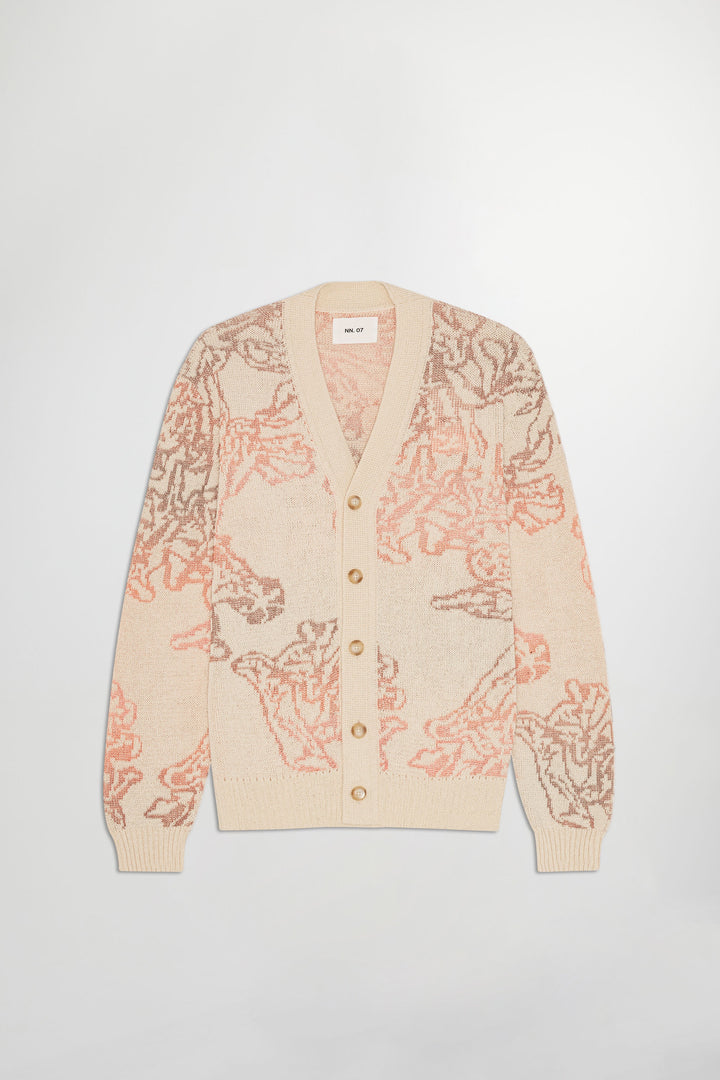 NN07 Viggo 60044 Cardigan in Ivory | Buster McGee