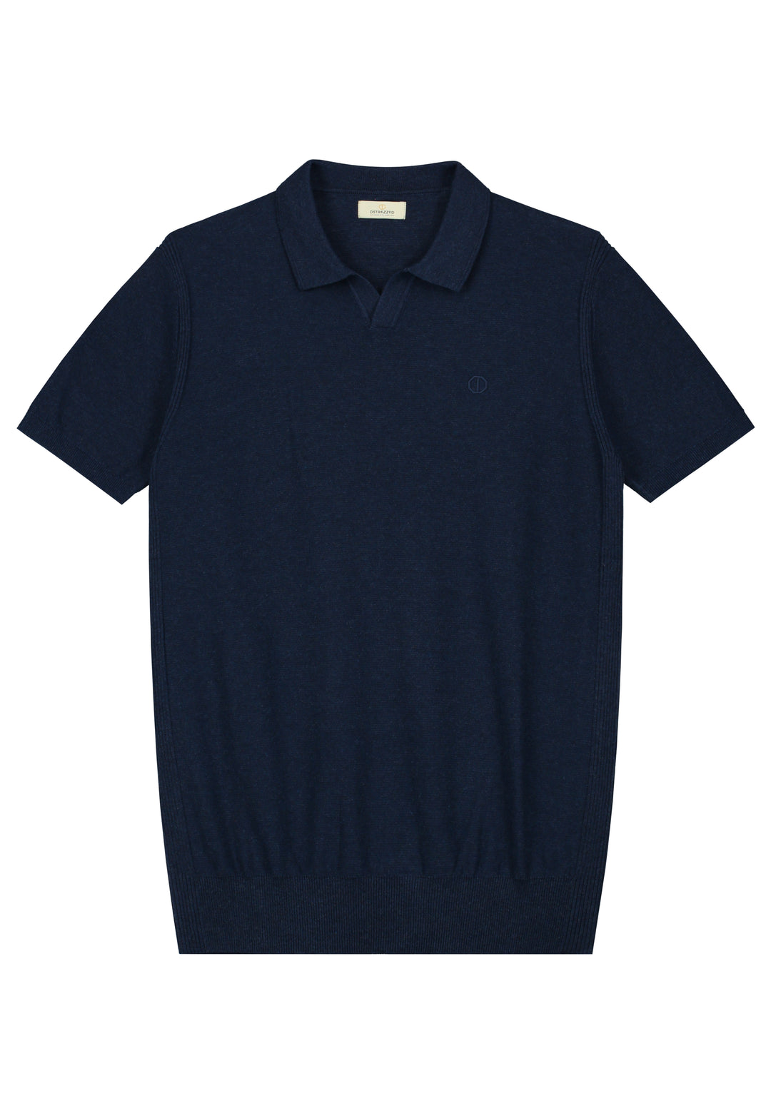 Dstrezzed Mercury Short Sleeve Polo in Dark Navy | Buster McGee