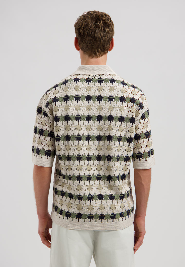 Dstrezzed Lonell Shortsleeve Shirt in Silver Birch