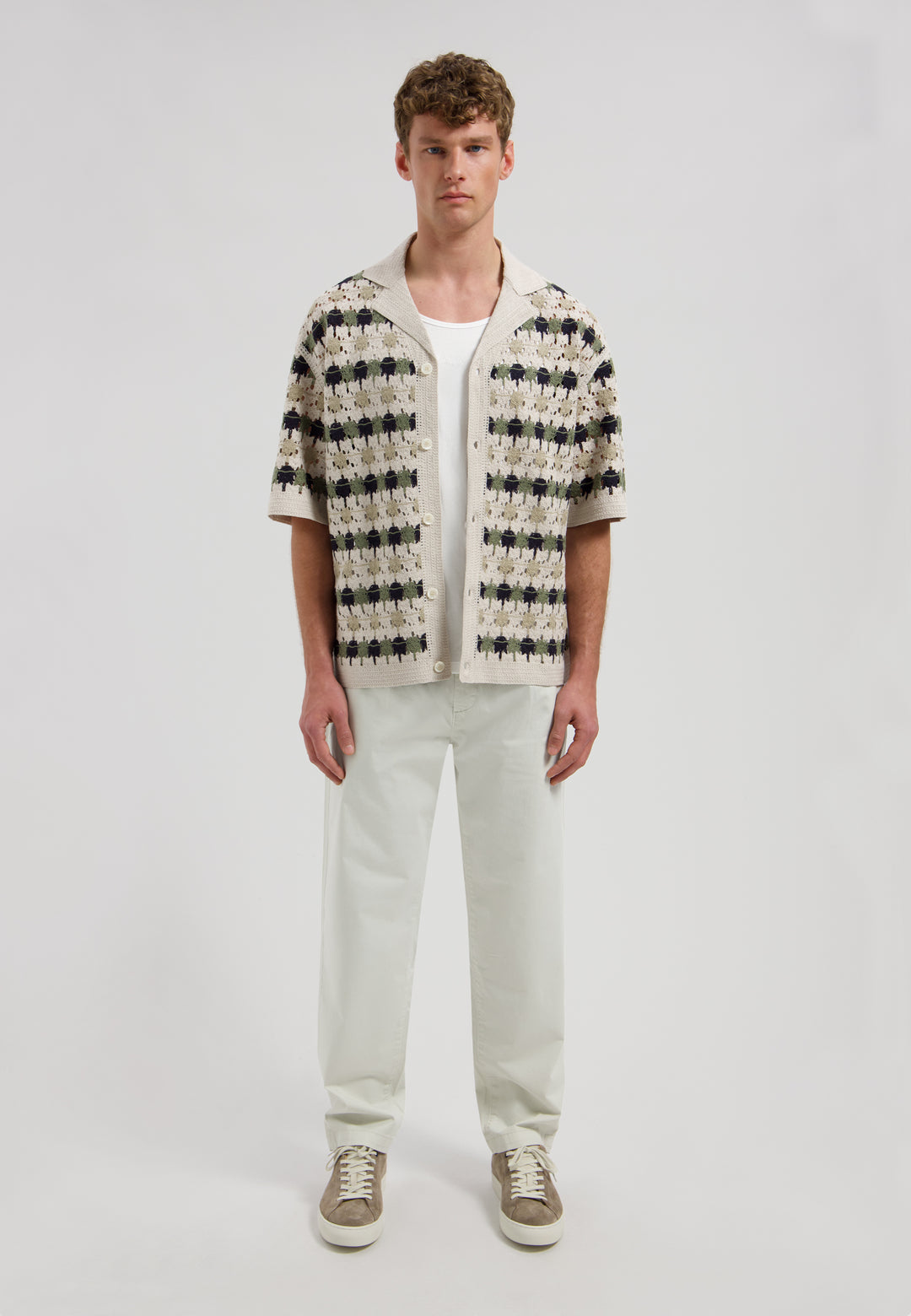 Dstrezzed Lonell Shortsleeve Shirt in Silver Birch | Buster McGee