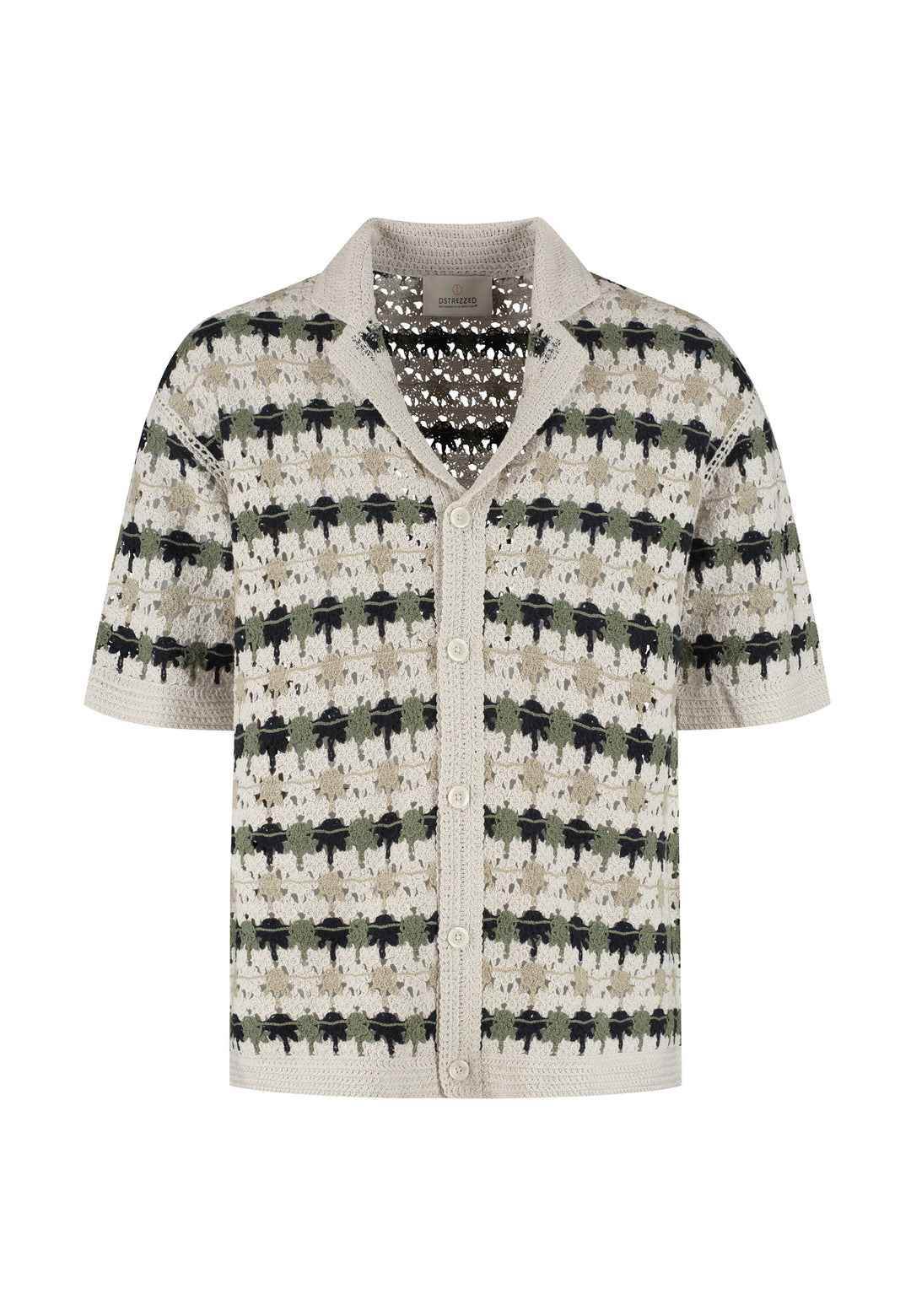 Dstrezzed Lonell Shortsleeve Shirt in Silver Birch | Buster McGee