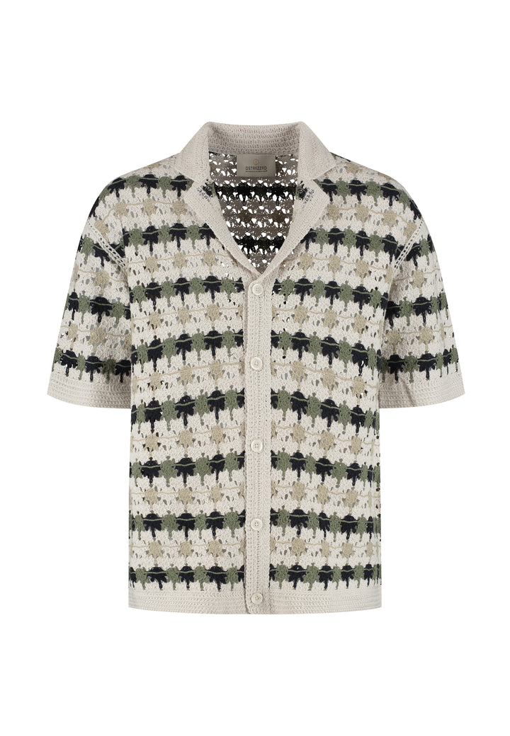 Dstrezzed Lonell Shortsleeve Shirt in Silver Birch | Buster McGee