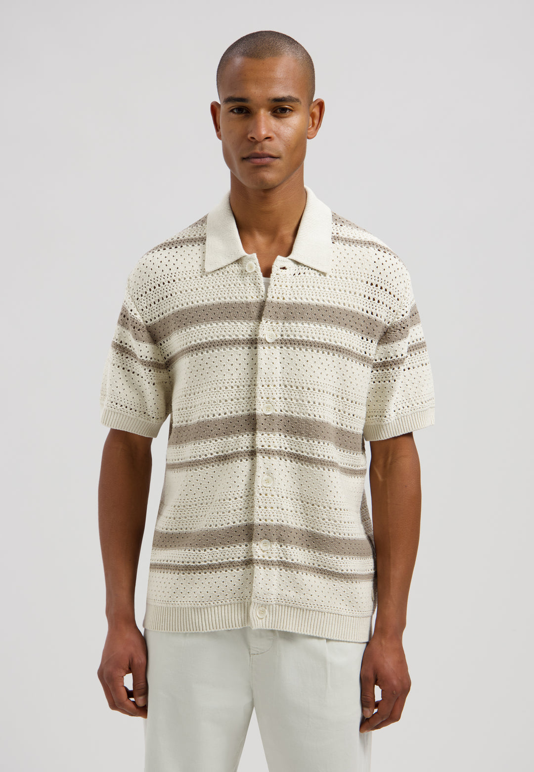 Dstrezzed Mica Shortsleeve Vest in Silver Birch | Buster McGee