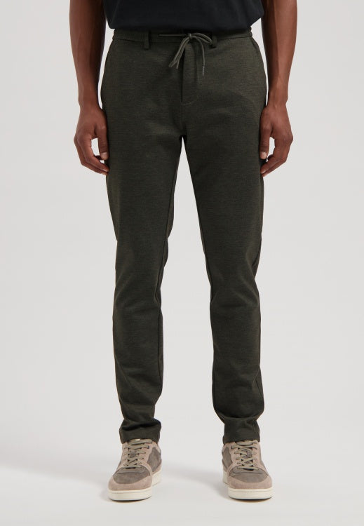 Lancaster Tapered Jogger Pattern Sweat Pant Dark Army | Buster McGee