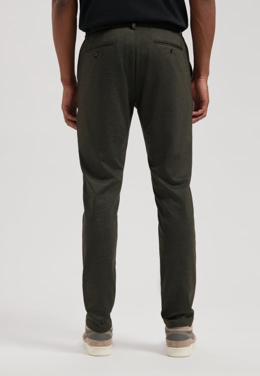 Lancaster Tapered Jogger Pattern Sweat Pant Dark Army | Buster McGee